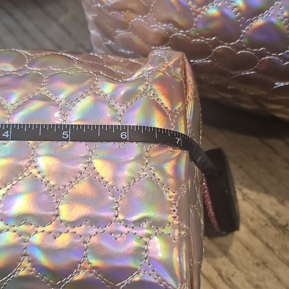 Iridescent travel makeup bag set NWT - Picture 6 of 10